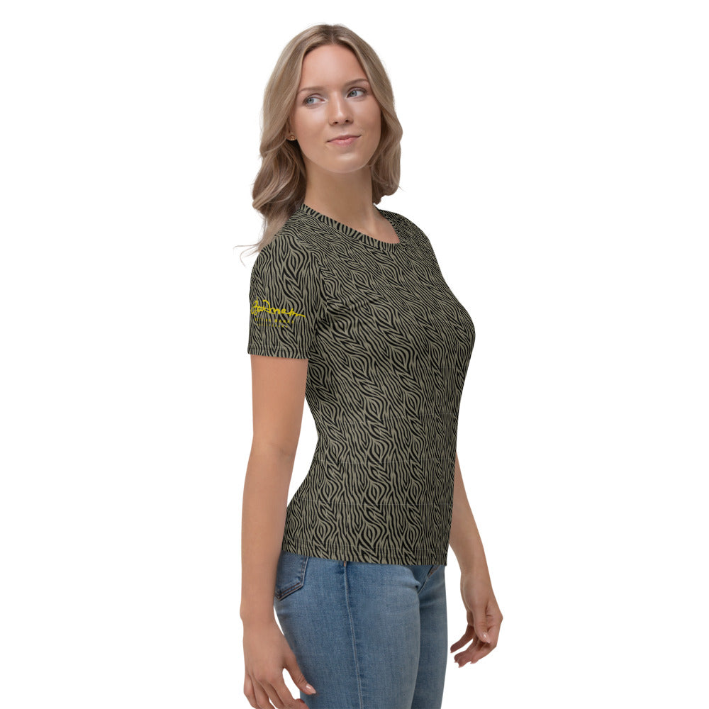 Khaki Zebra Women's T-shirt