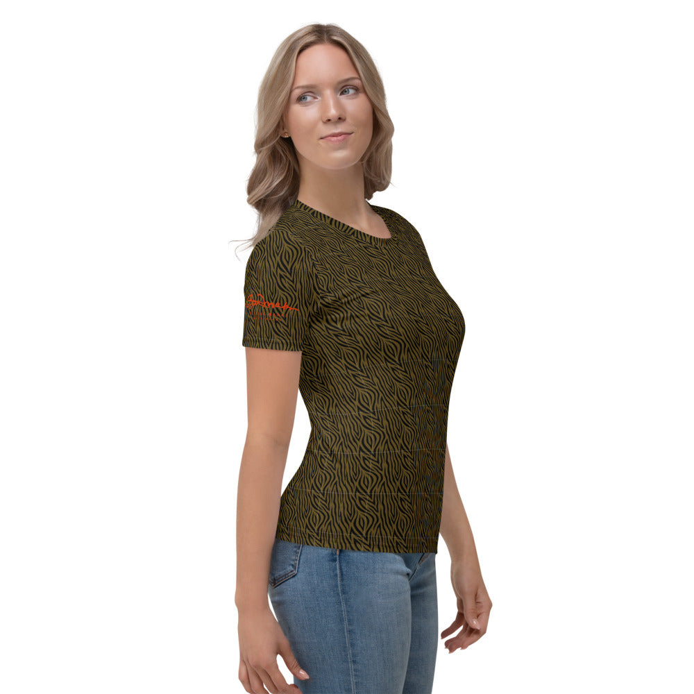 Olive Zebra Women's T-shirt