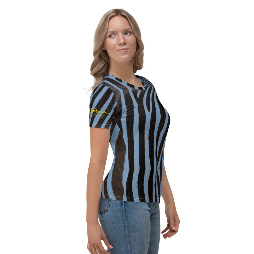 Blue Zebra Women's T-shirt