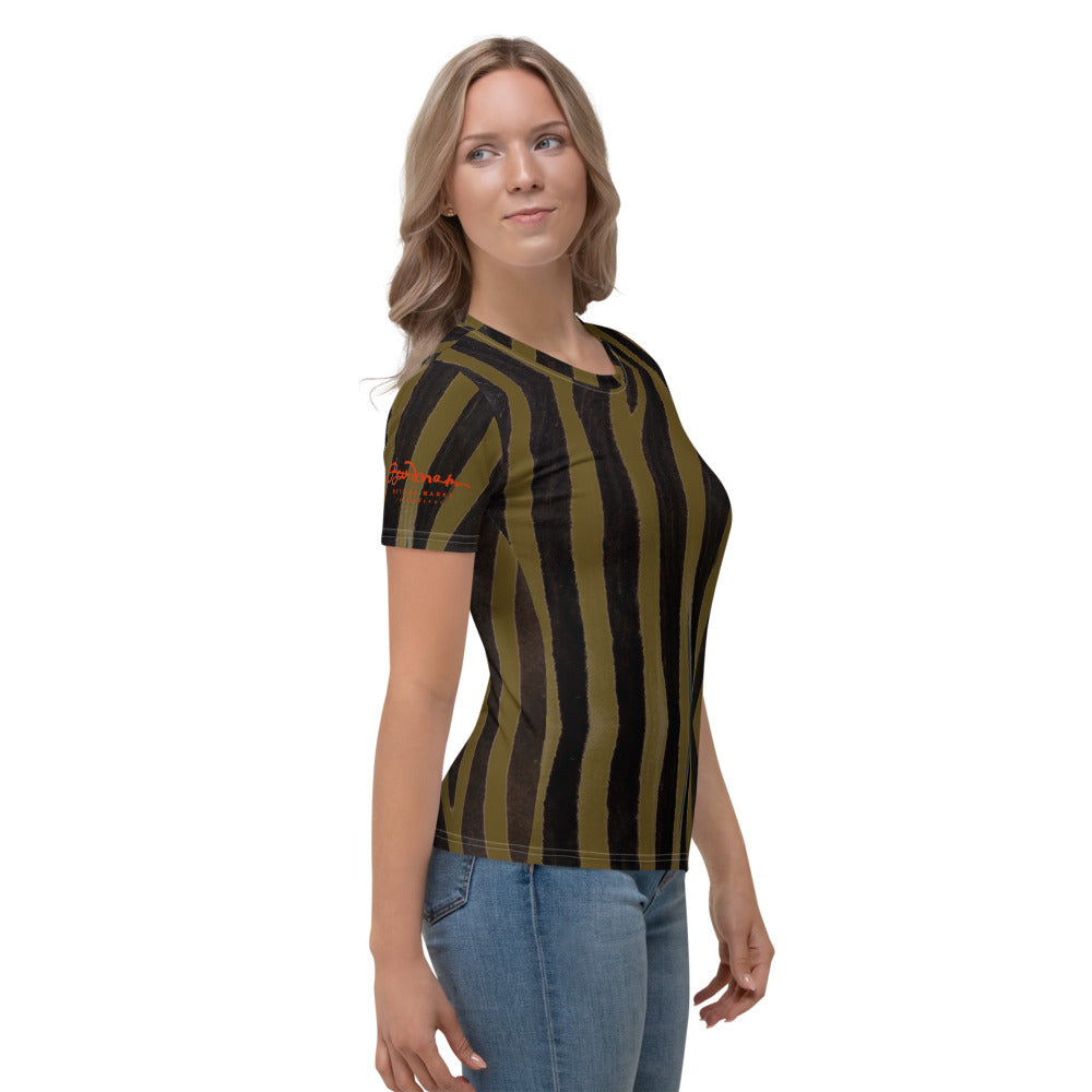 Olive Zebra Women's T-shirt