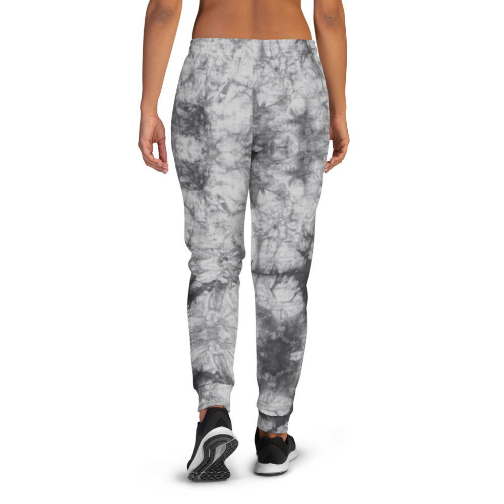 Grey Tie Dye Women's Recycled Joggers