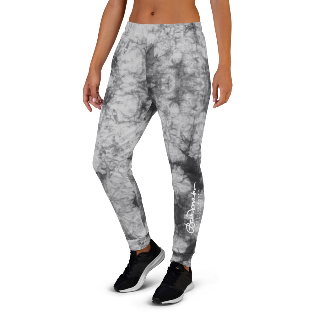 Grey Tie Dye Women's Recycled Joggers