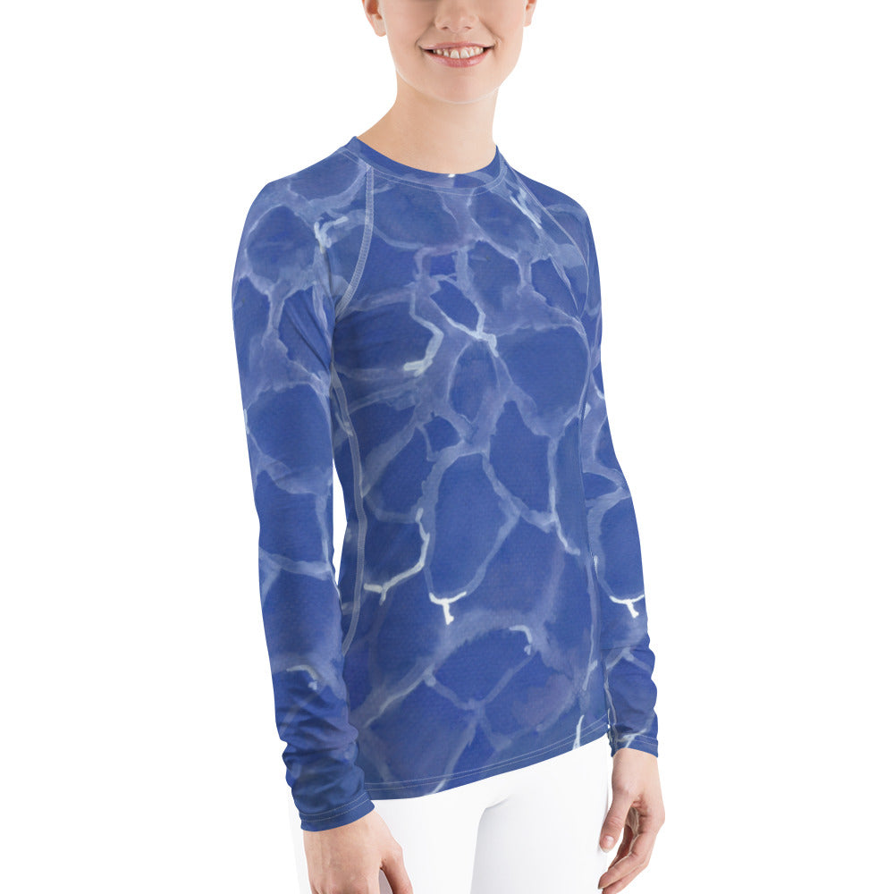 Blue Pool Long Sleeve Tops