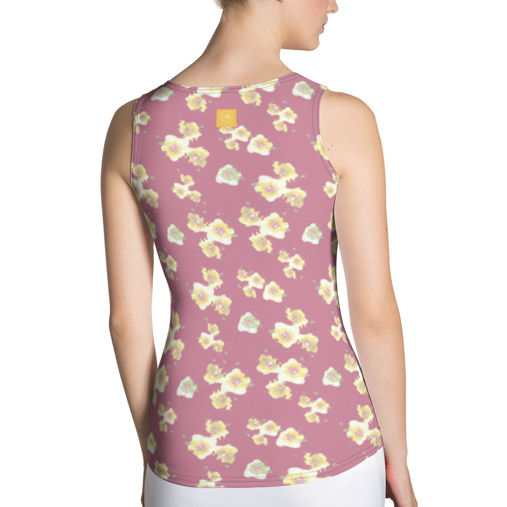 Starburst Floral Tank Top