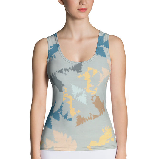 Abstract Forest Tank Top