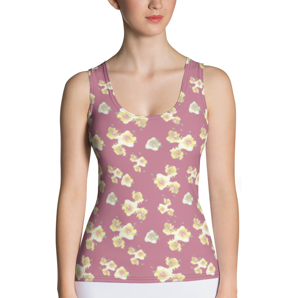 Starburst Floral Tank Top