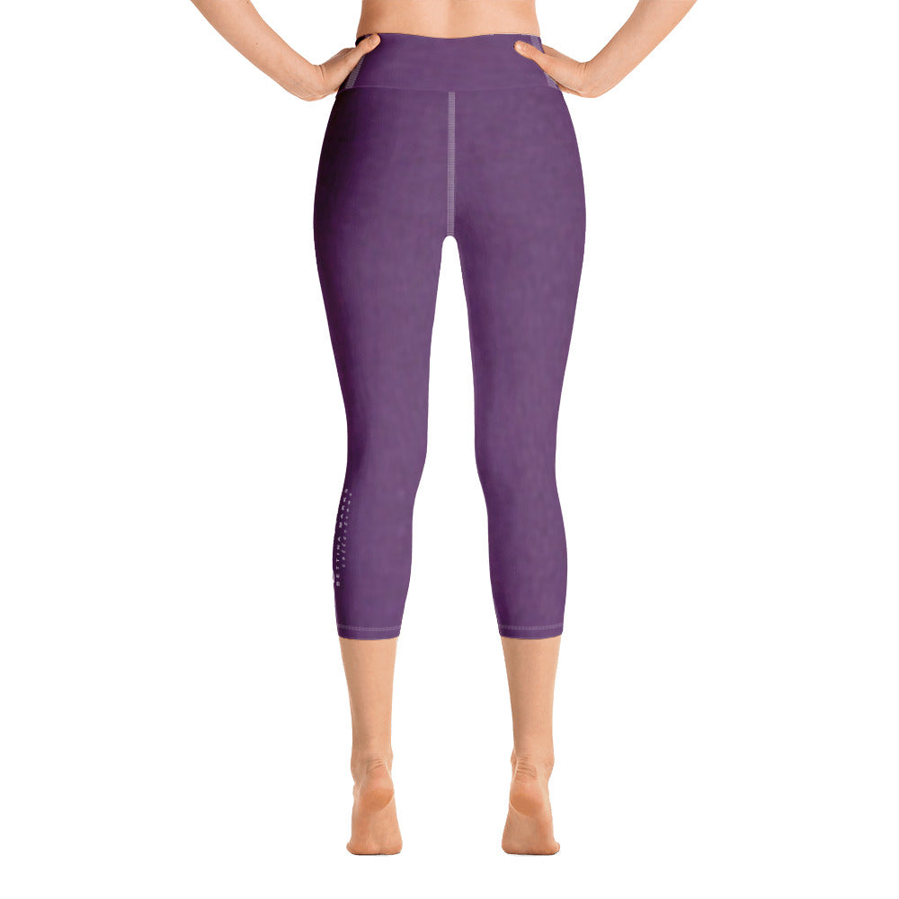 Royal Purple Yoga Capri Leggings