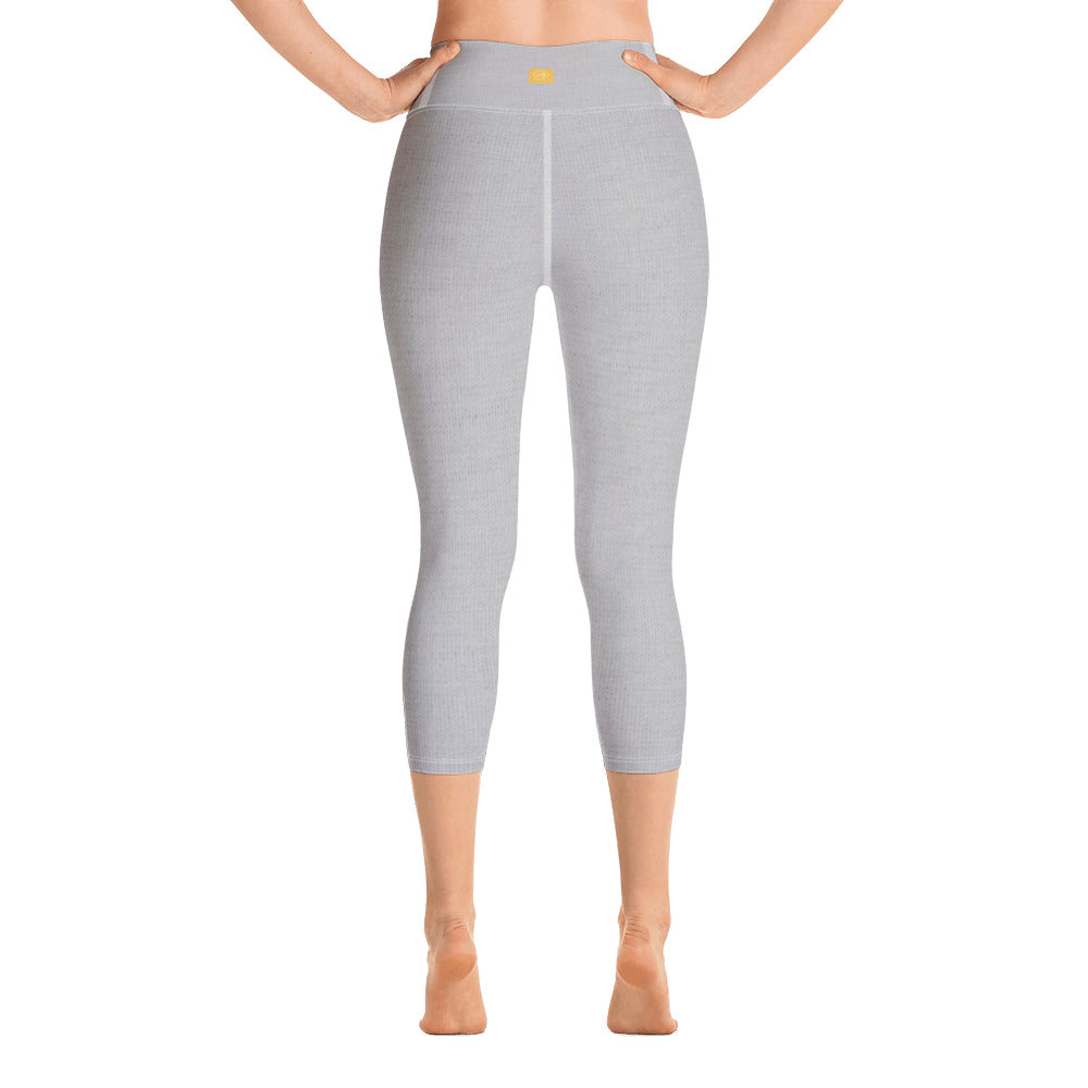 CoolGrey Yoga Capri Leggings