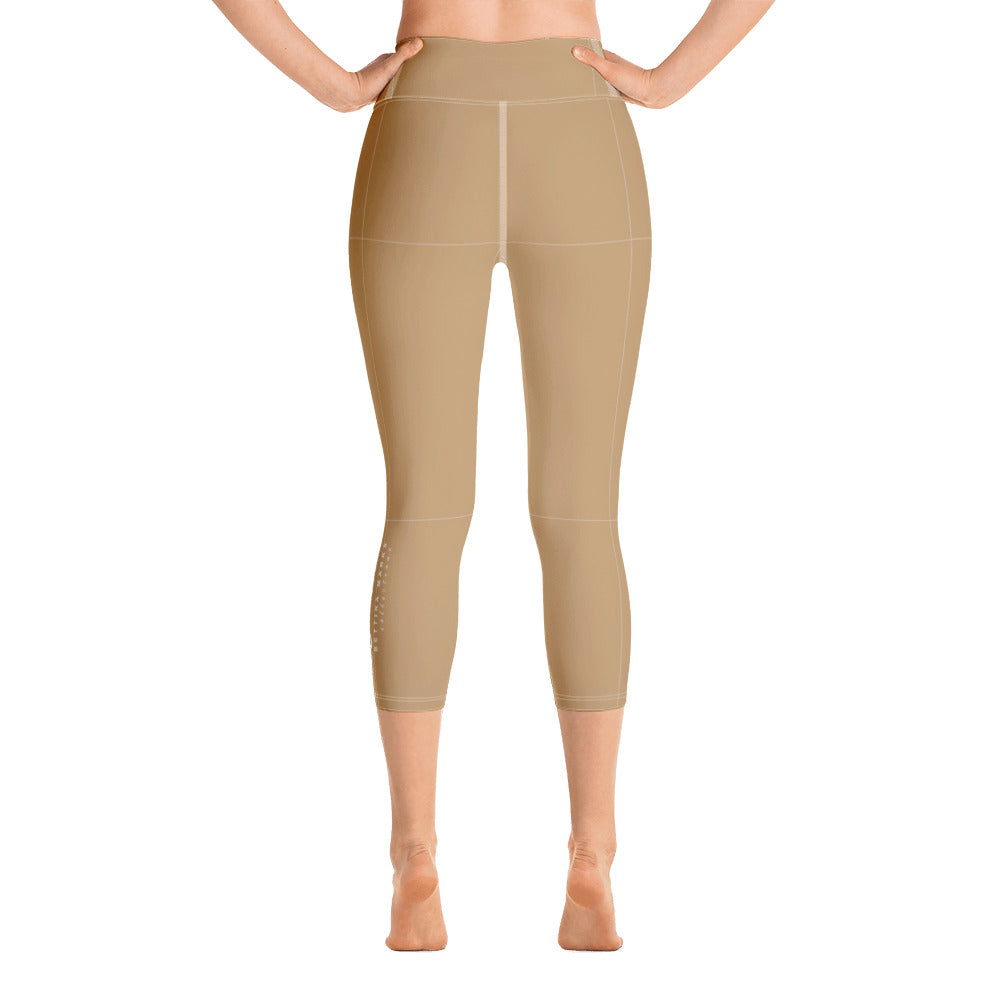 Camel Yoga Capri Leggings