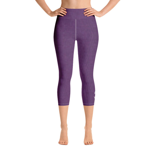 Royal Purple Yoga Capri Leggings