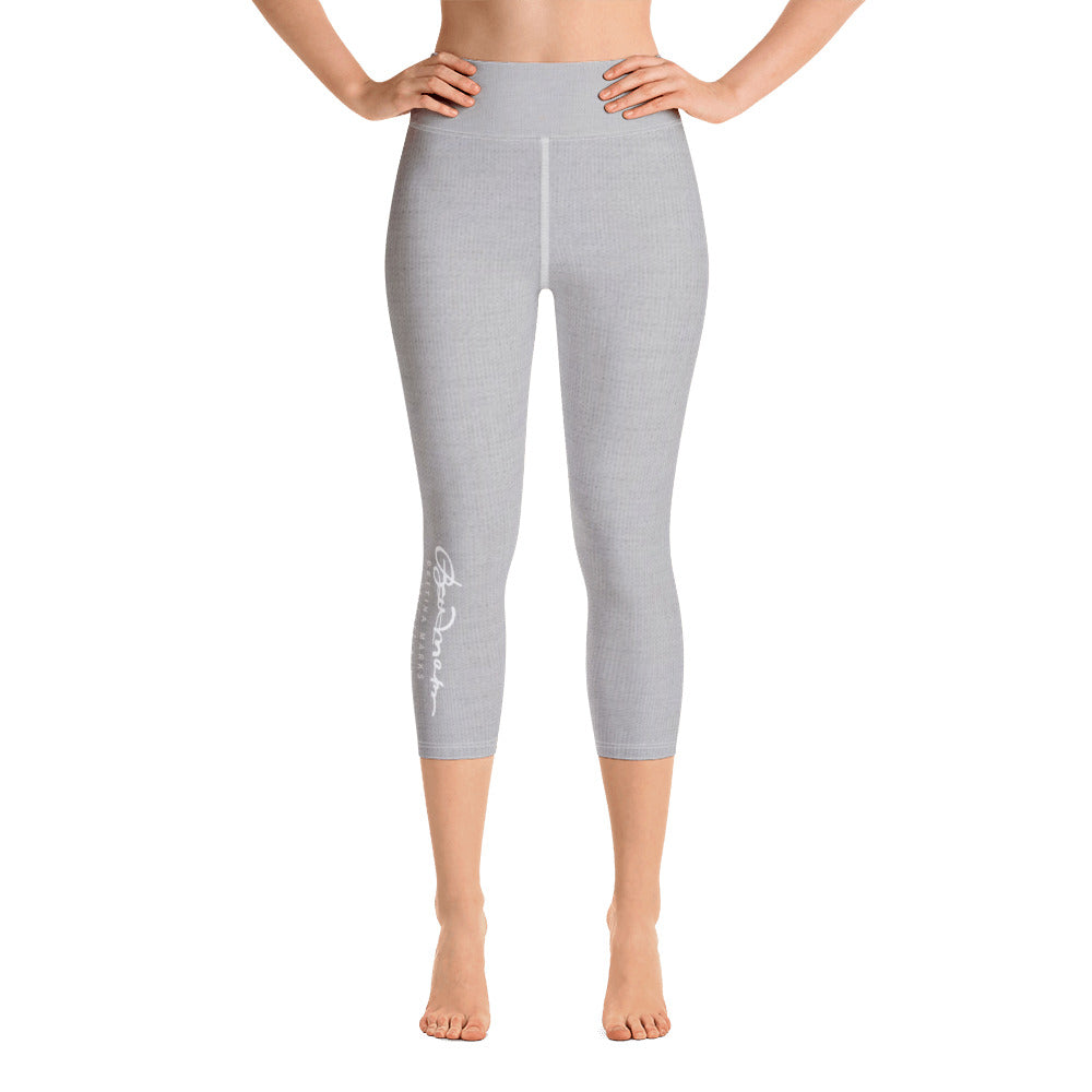 CoolGrey Yoga Capri Leggings