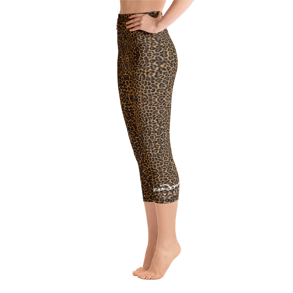 Leopard Yoga Capri Leggings