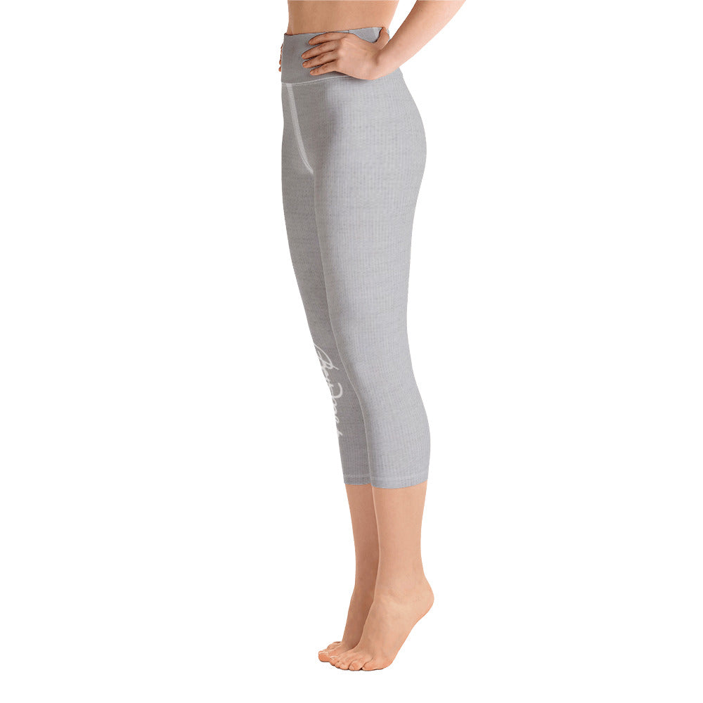 CoolGrey Yoga Capri Leggings