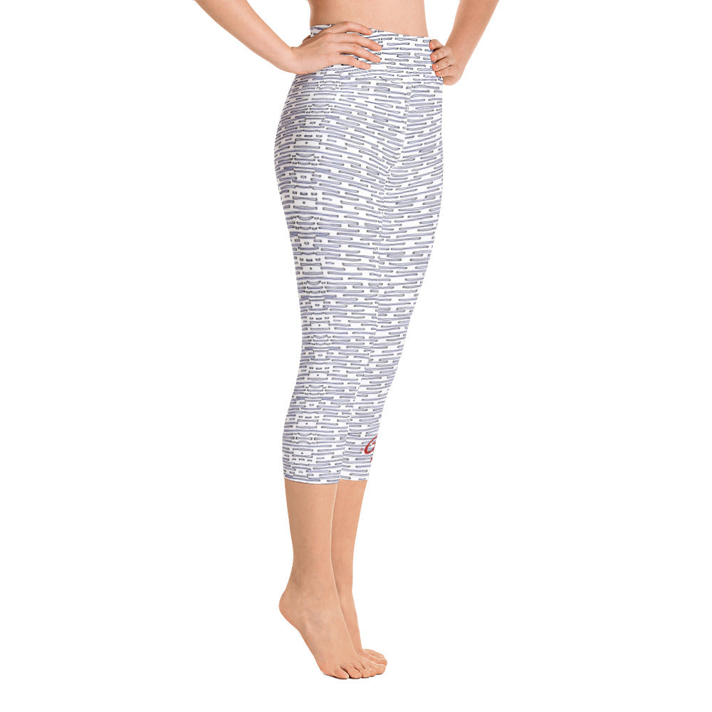 Nautical Crew Yoga Capri Leggings