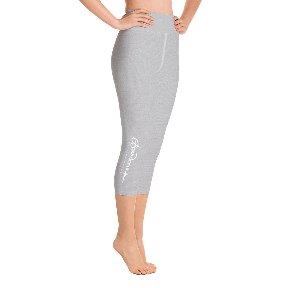 CoolGrey Yoga Capri Leggings