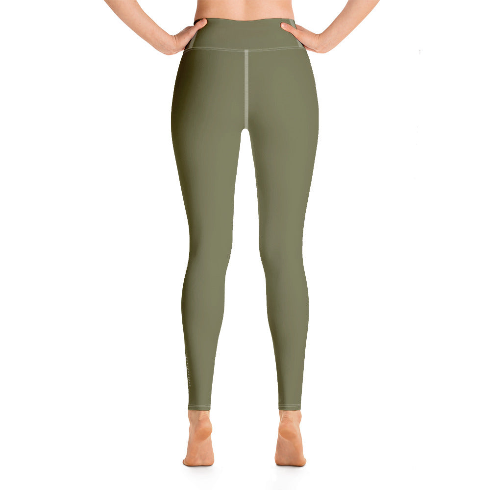 Khaki Green Yoga Leggings