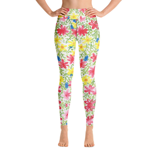 Wildflower Yoga Leggings