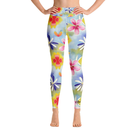 Sunrise Floral Yoga Leggings