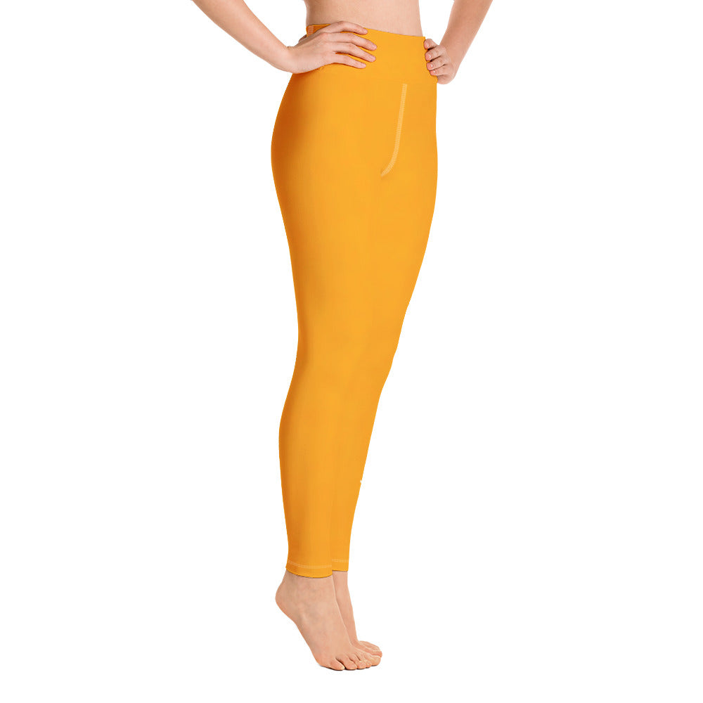 Sacral Orange Yoga Leggings