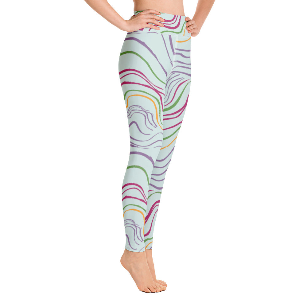 Psychedelic Spring Yoga Leggings