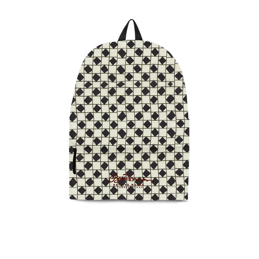 B&W Checkerboard Back Pack - x