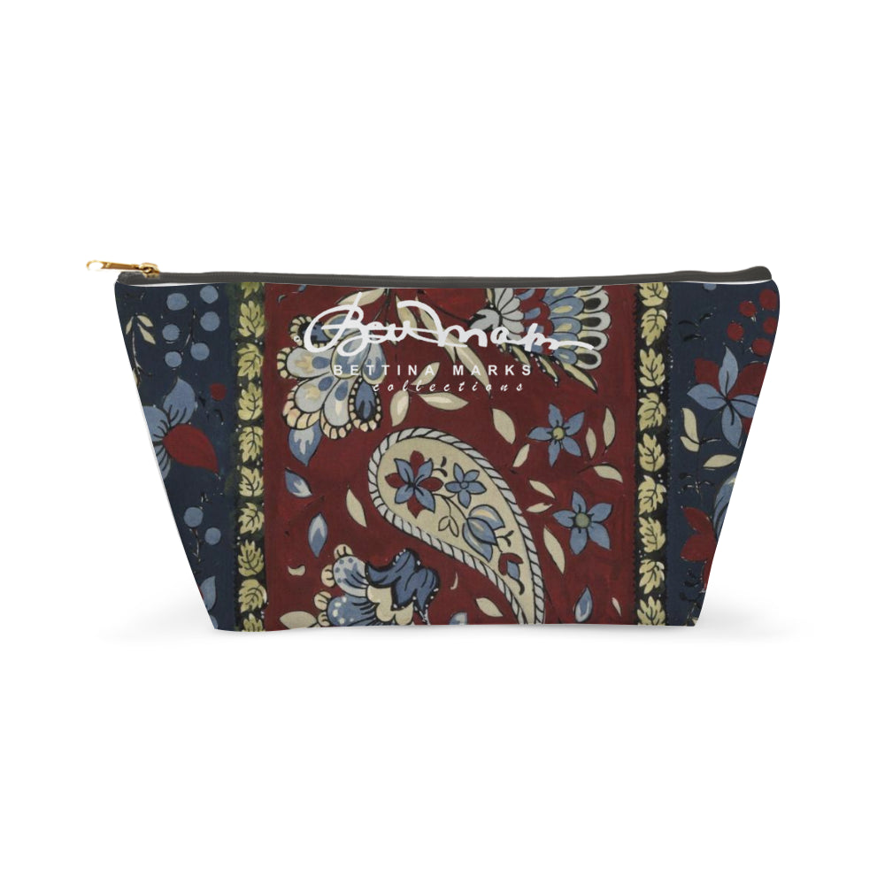 Paisley Stripe Accessory Pouch T-Bottom