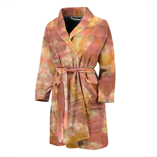 Watercolor Smudge Bath Robe - Men