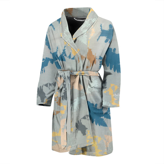 Abstract Forest Bath Robe - Men