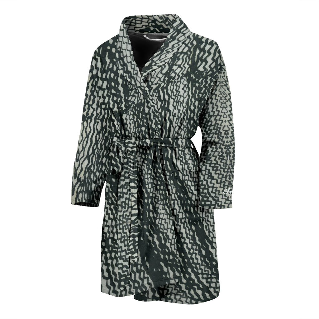 Tire Scribbles Bath Robe - Men