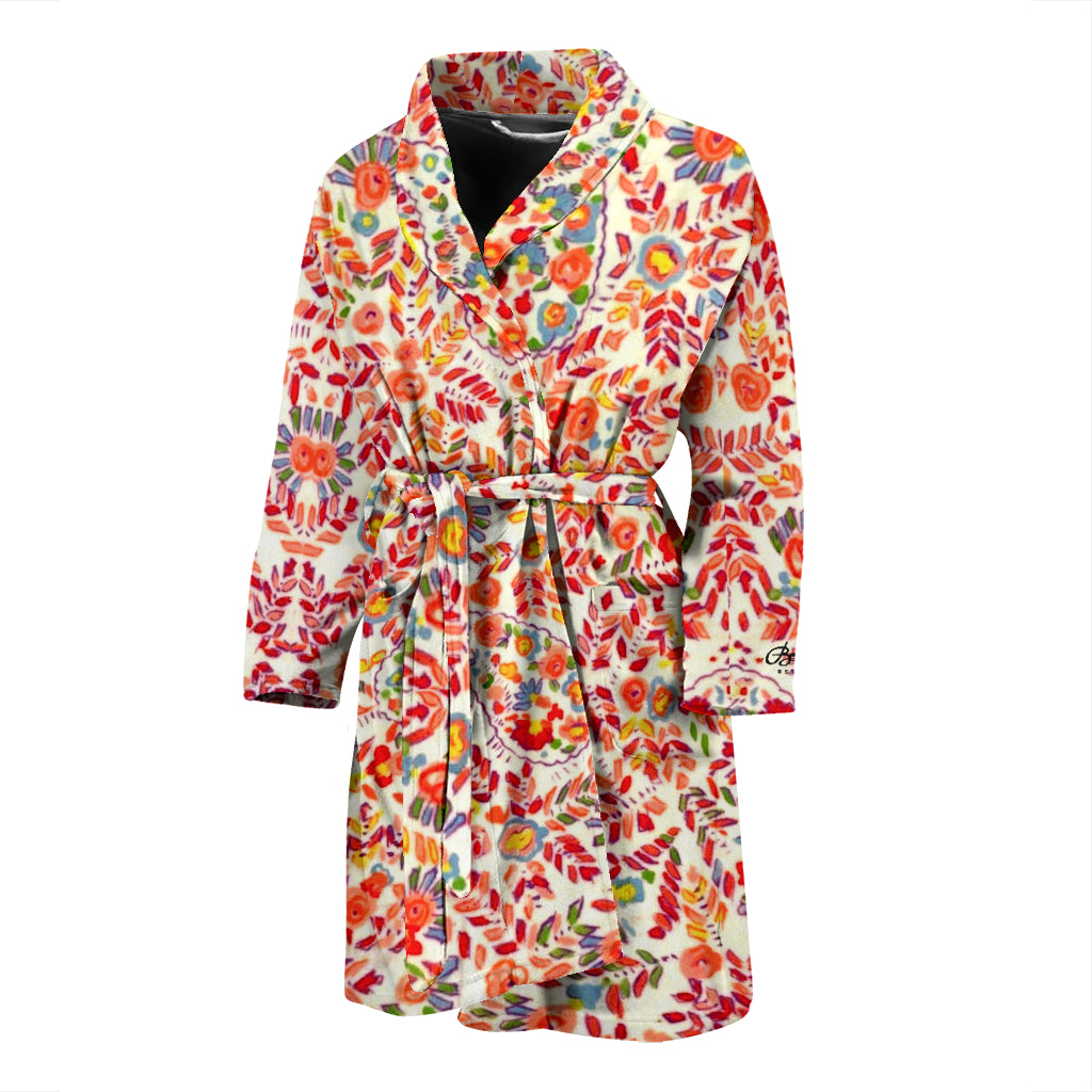 Retro Paisley Bath Robe