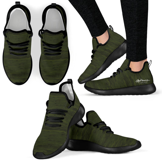 Army Camouflage Lava Mesh Knit Sneakers