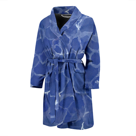 Blue Pool Bath Robe - Men