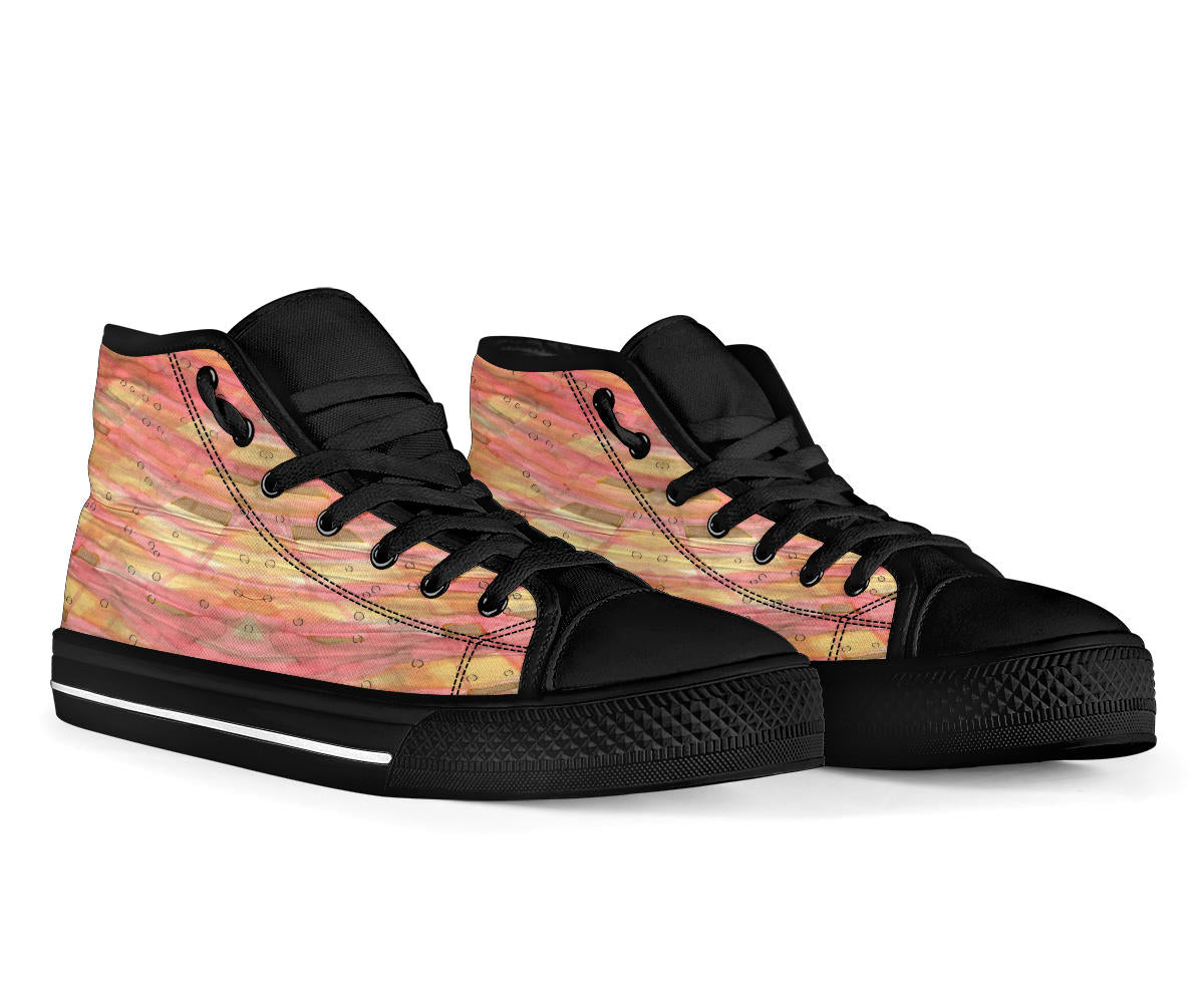 Dreamy Floral High Top Sneakers