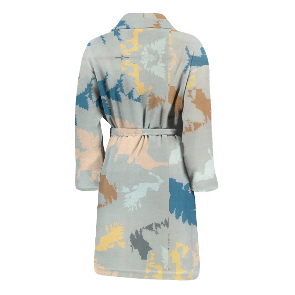 Abstract Forest Bath Robe - Men