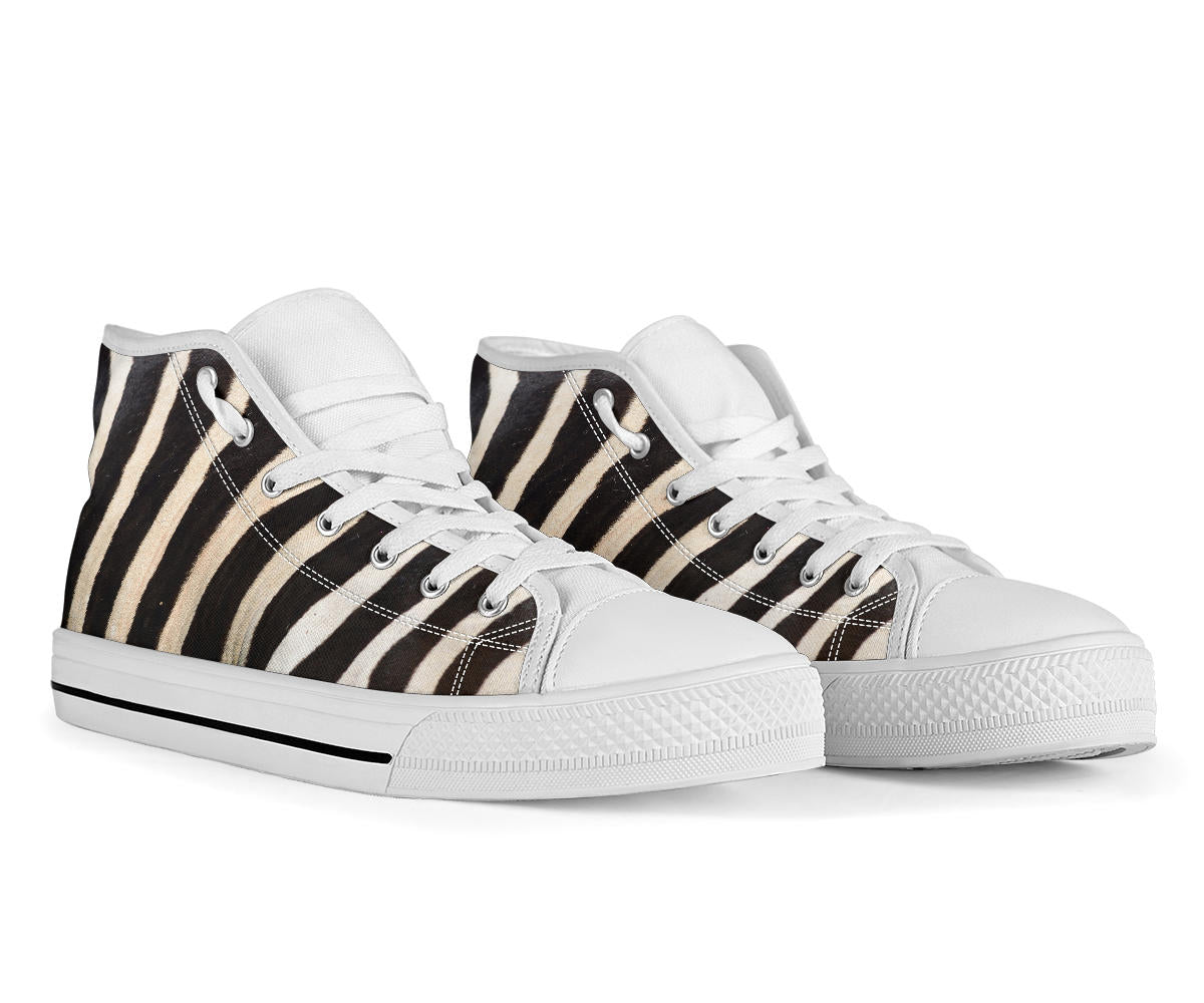 Zebra High Top Sneakers