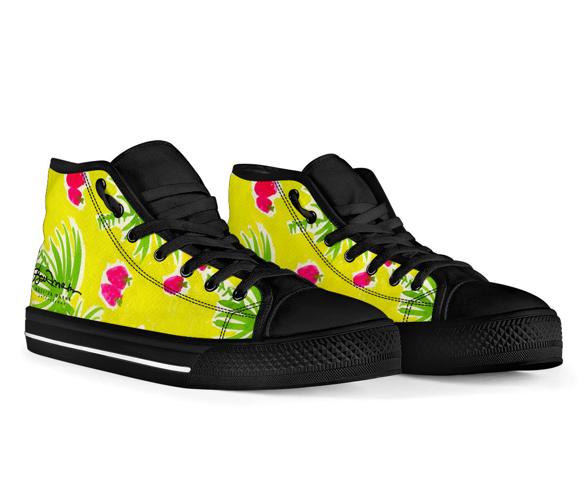 Strawberry Tropic High Top Sneakers
