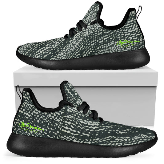 Tire Scribbles Mesh Knit Sneakers