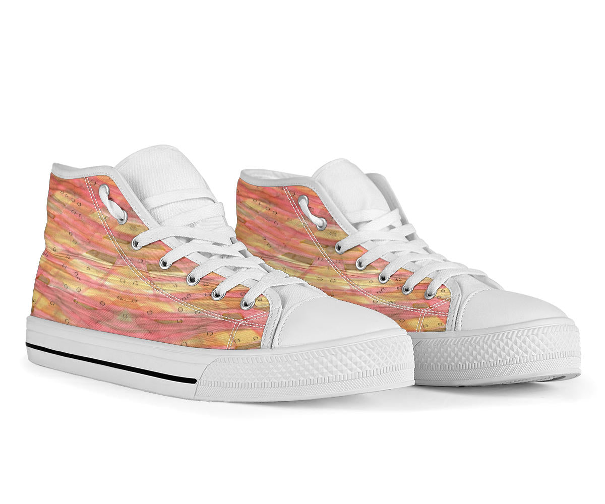 Dreamy Floral High Top Sneakers