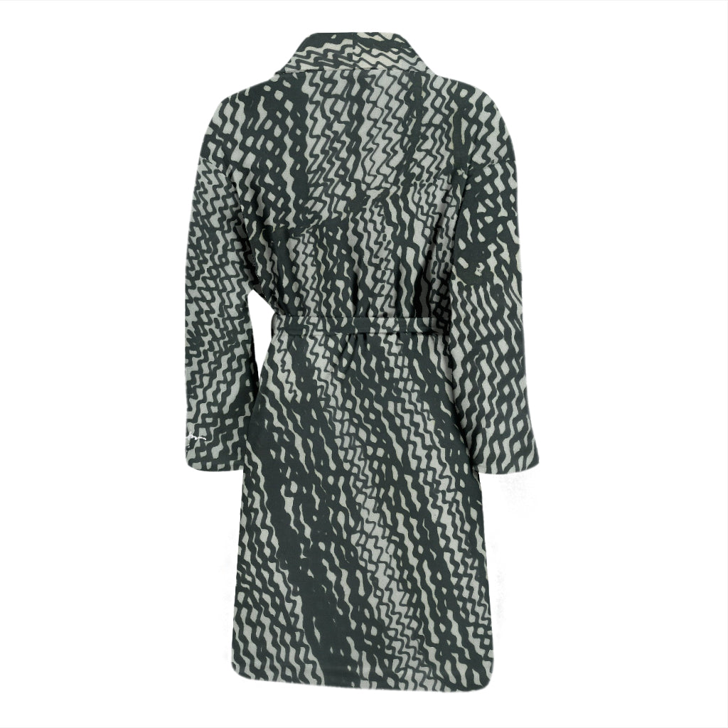 Tire Scribbles Bath Robe - Men