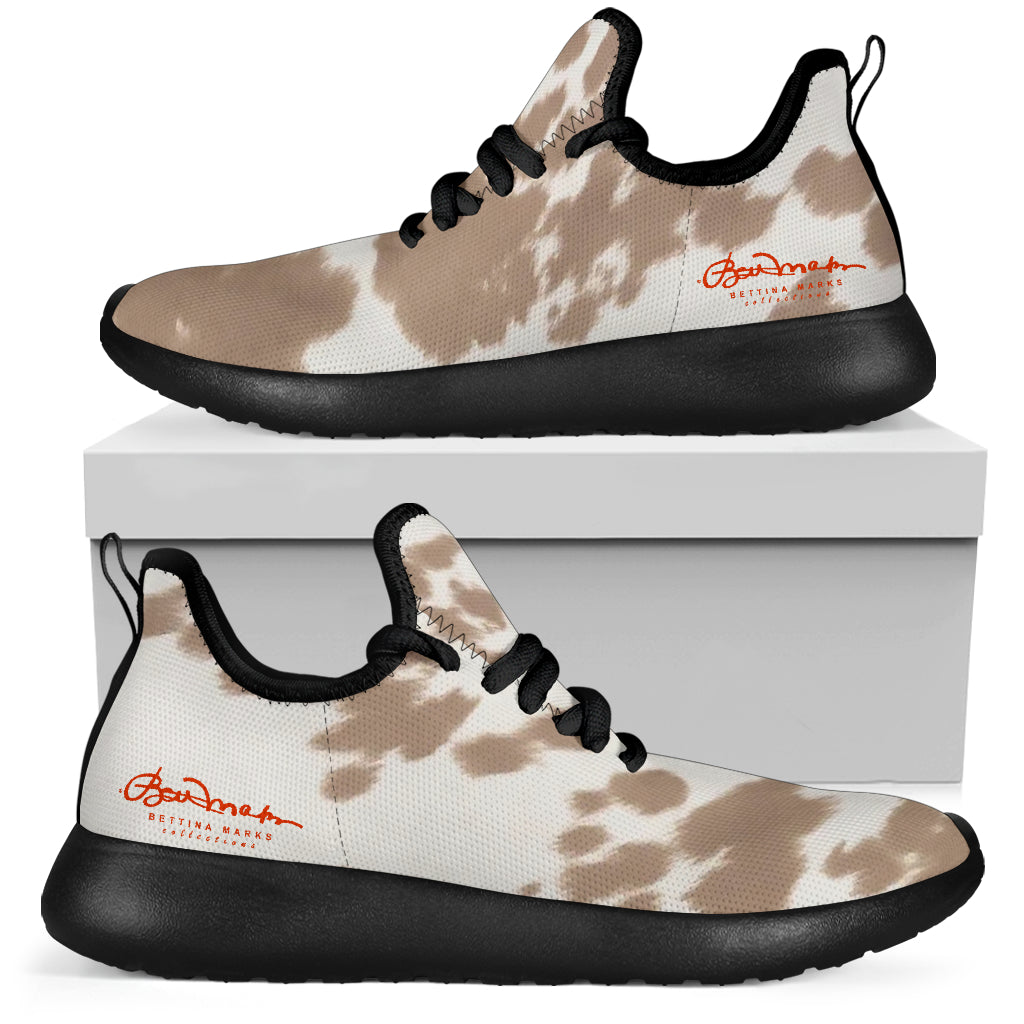 Pony Skin Mesh Knit Sneakers