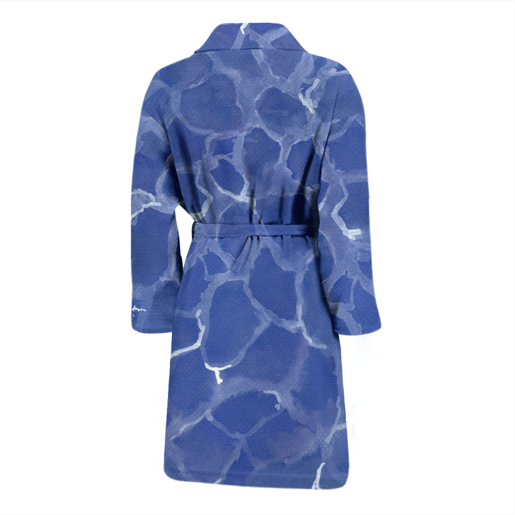 Blue Pool Bath Robe - Men