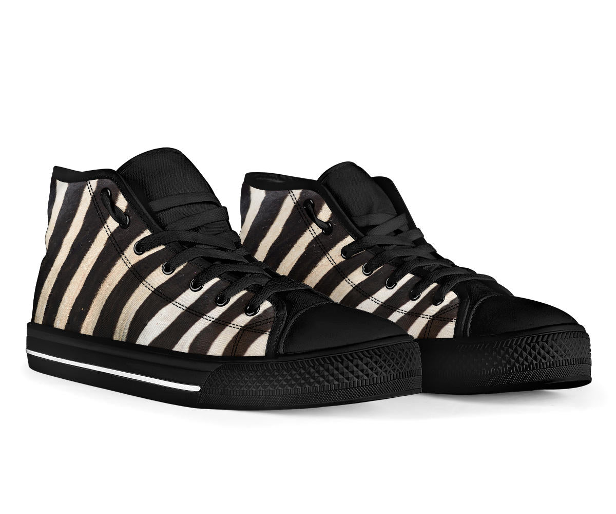 Zebra High Top Sneakers