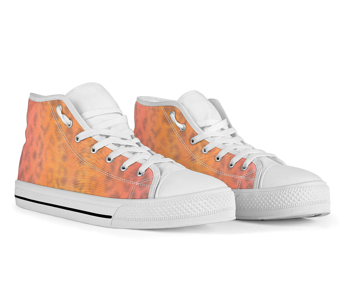 Ombre Leopard High Top Sneakers