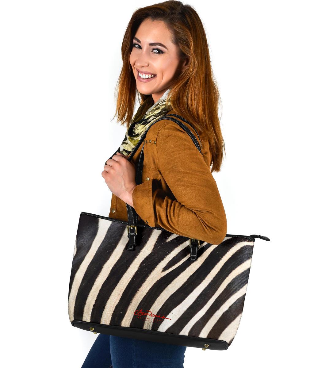 Wild (select color) Zebra Large Tote Bag