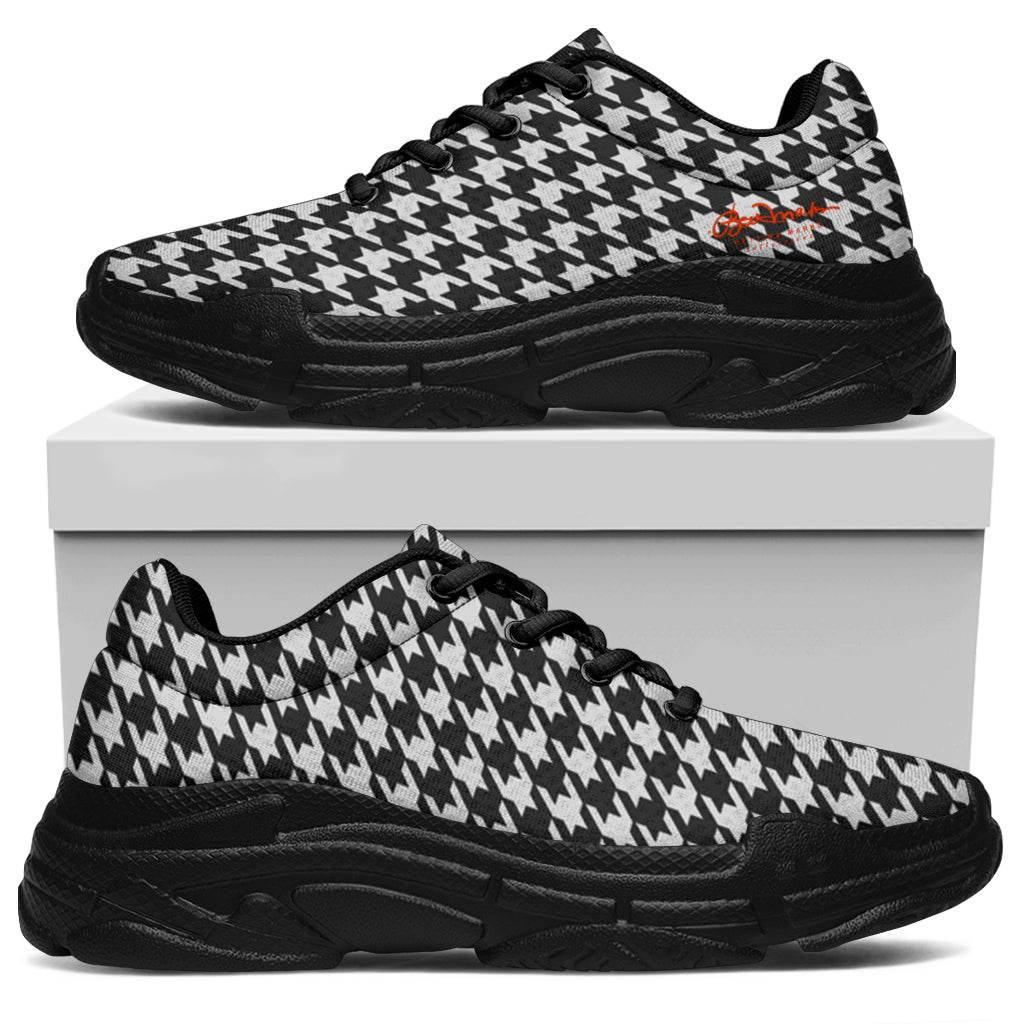 BW Houndstooth Chunky Sneakers
