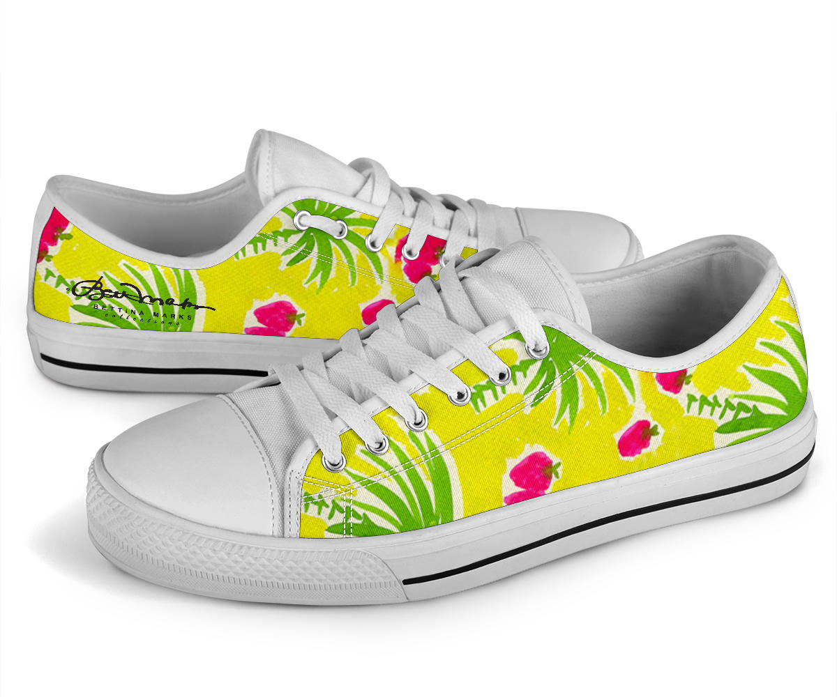 Strawberry Tropic Low Top Sneakers