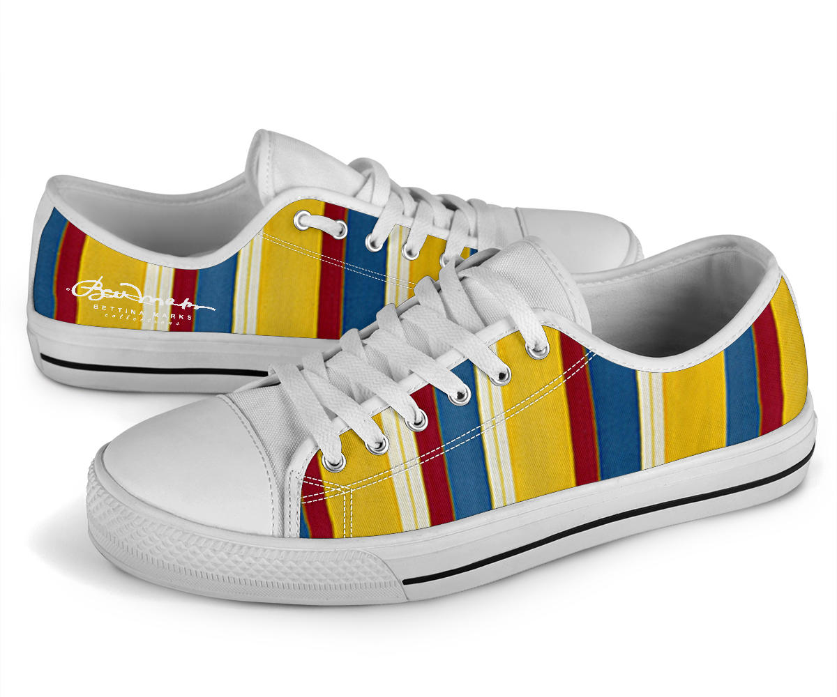 Riviera Stripe Low Top Sneakers