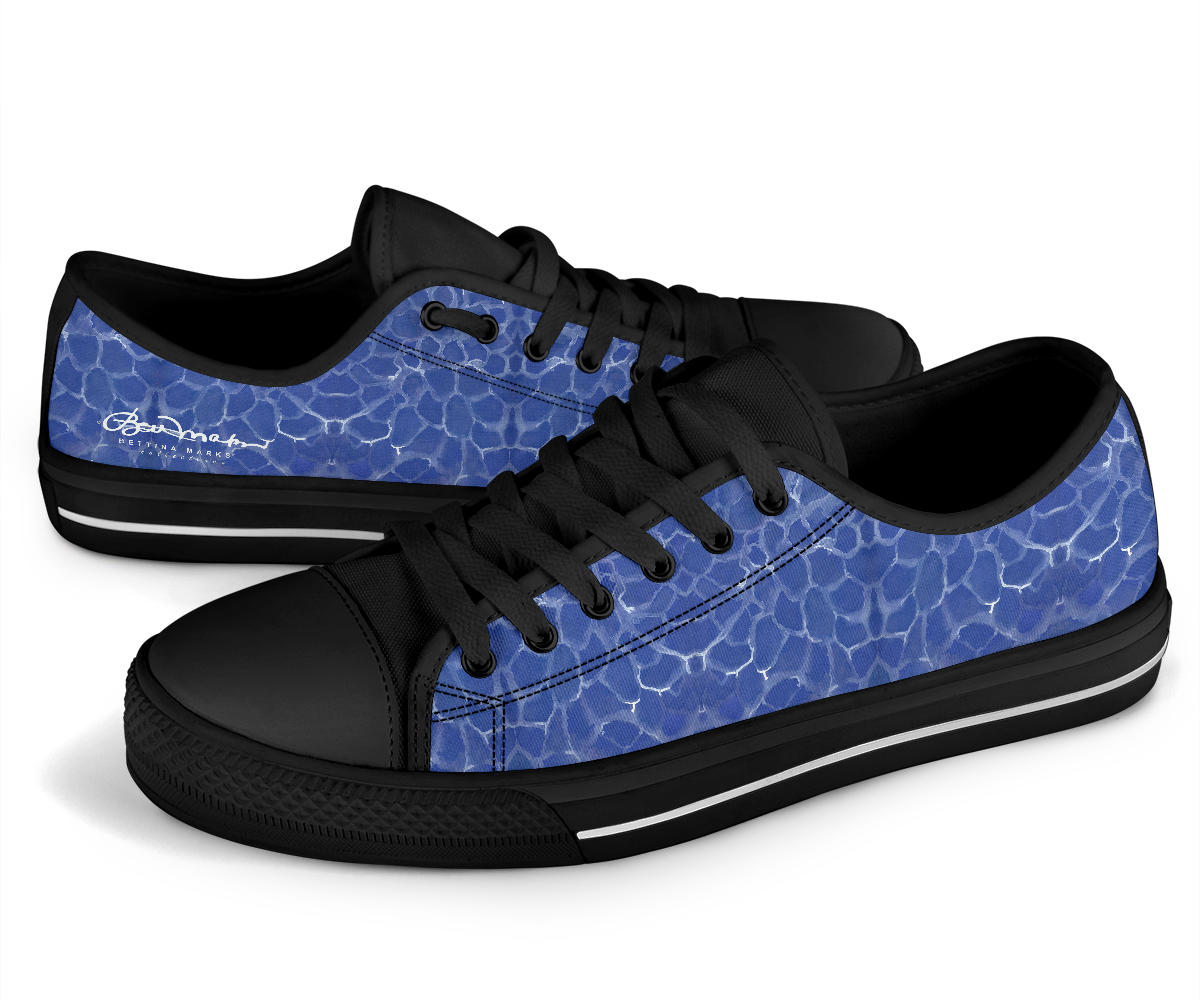 Blue Pool Low Top Sneakers