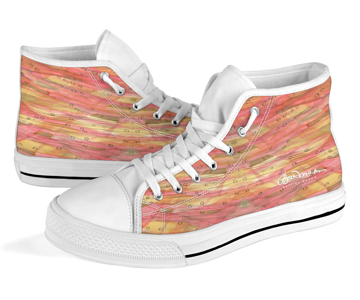 Dreamy Floral High Top Sneakers