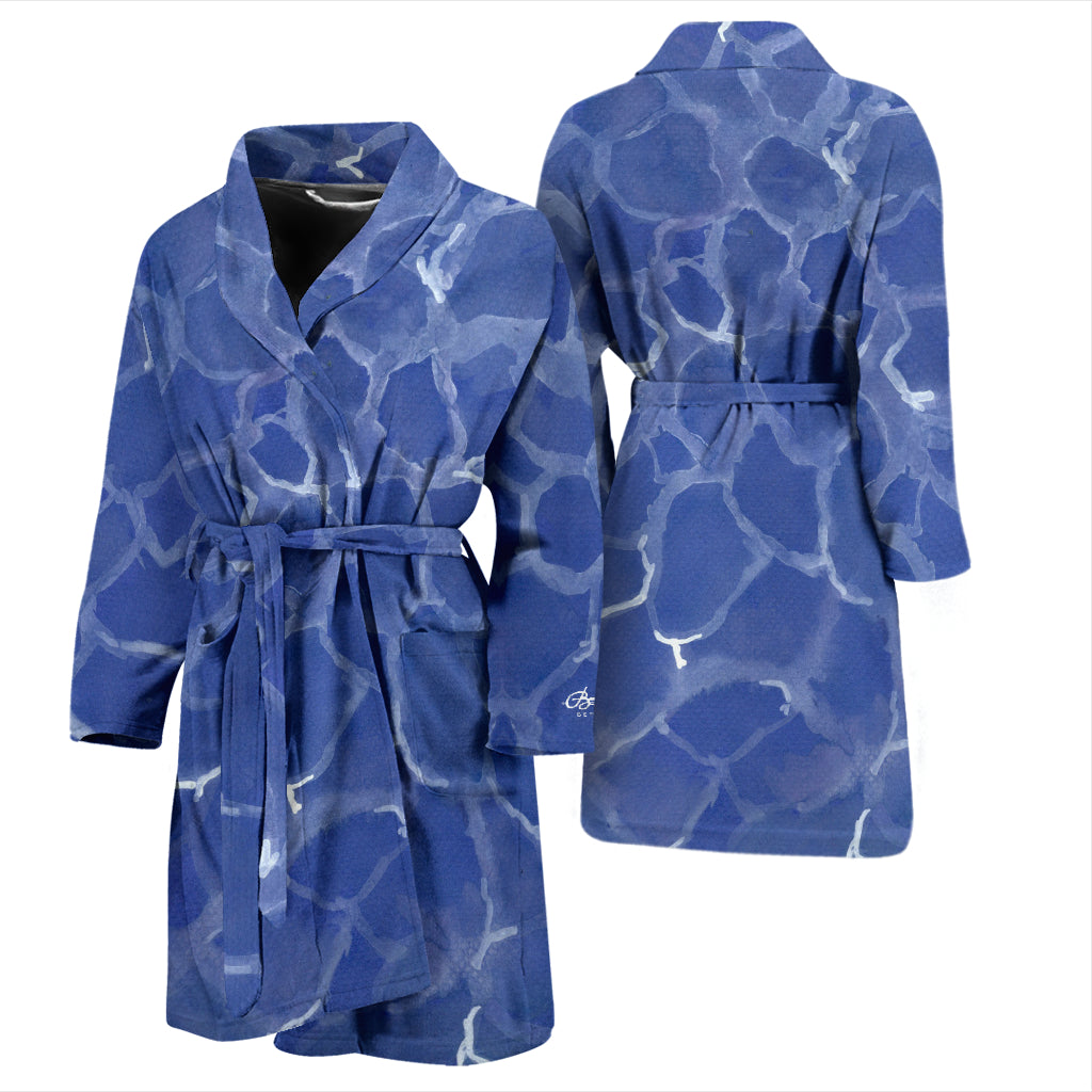 Blue Pool Bath Robe - Men